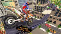 Bike Stunt: Extreme Roof Drive Screen Shot 10