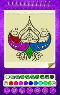 Mandala Coloring : Love Colorfy Screen Shot 1