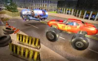 Modern Police Chasing Monster Truck : Cop Escape Screen Shot 5