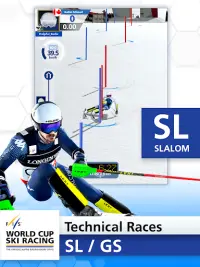 WORLD CUP SKI RACING Screen Shot 14