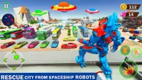 Bus Robot Car War - Robot Game Screen Shot 4