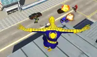 Flying spider crime city rescue game Screen Shot 3