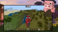 Spiderman Minecraft Game Mod Screen Shot 0
