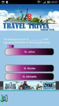 Travel Quiz Game Screen Shot 6