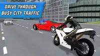 Motorbike Drive City Simulator Screen Shot 2