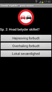 Danske Vejskilte - Gratis Screen Shot 3