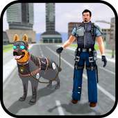 Chien de police robotique: K9 Dog Chase Simulator