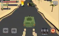 Blocky bots - Tank Rush Screen Shot 1