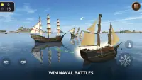 Pirate Ship Sim 3D - Royale Sea Battle Screen Shot 1