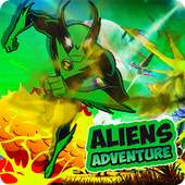 Aliens Adventure Arena-Alien War Battle Transform