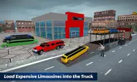 Limo Transporter Trailer Truck Screen Shot 0