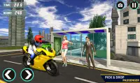 Motorrad Taxi Simulator Tourist Fahrradfahrer 2020 Screen Shot 10
