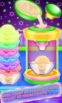 ยูนิคอร์นไอศกรีมแซนด์วิช Maker! DIY Rainbow Chef Screen Shot 4