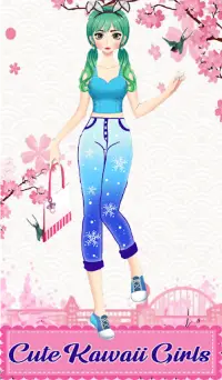 Kawaii Dress Up Anime -Kpop Fashion Game For Girls Screen Shot 6
