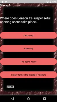 STQuiz Screen Shot 1