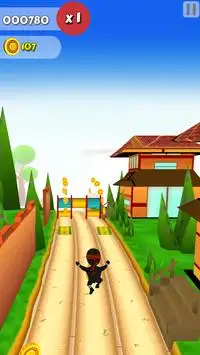 Subway Run Ninja Rush Screen Shot 4