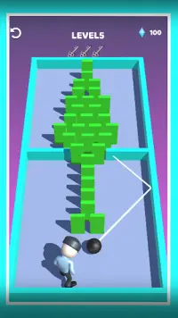 Topple Play Domino Fall Tile Puzzle Screen Shot 1