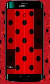 Lady Bug Piano Tiles Screen Shot 1