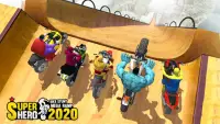 Super Hero Bike Mega Ramp - Stunt Racing Adventure Screen Shot 5