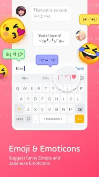 Facemoji Emoji Keyboard Lite:D Screen Shot 3