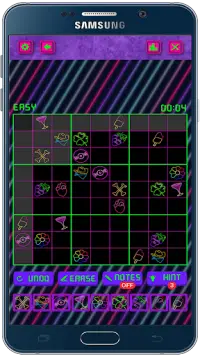 Neon Sudoku Screen Shot 4