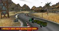 Quân đội chở hàng giả 3D Trailer Transporter Duty Screen Shot 2