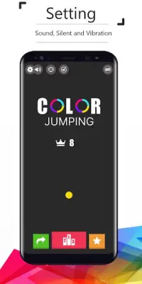 Color Jumping - Best Tap Tap Game Screen Shot 1
