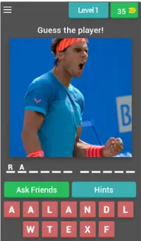Guess the tennis player Screen Shot 0