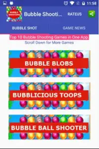 Bubble Shooter gioco - Top 10 riprese di bolle Screen Shot 4