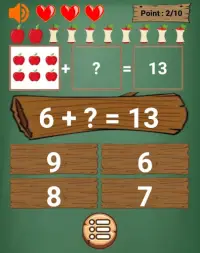足し算と引き算、数学ゲーム Screen Shot 2