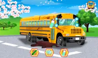 School Bus Car Wash Screen Shot 2