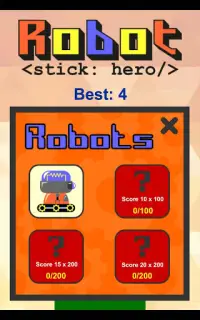 Robot Stick Hero Free Screen Shot 10