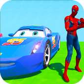 Superhero Color Cars (Supercity sim)