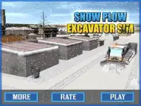Salju Bajak Excavator Sim Screen Shot 7