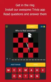 Wrestling WWE Quiz — Guess Wrestler Trivia — Men Screen Shot 13