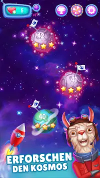 Space Matchers Match-3 Spiele Screen Shot 4