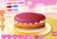 女の子のためのゲーム - ケーキを飾ります Screen Shot 1