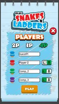 Play Snakes & Ladders Screen Shot 2