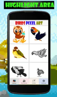 Birds Color By Number Screen Shot 1