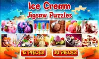 アイスクリームジグソーパズルゲーム無料 Screen Shot 0