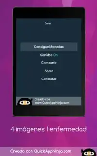 4 imágenes - 1 enfermedad Screen Shot 11