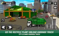 Atık Çöp kamyon Sürme 3D Screen Shot 3