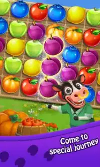 Fruit Farm Harvest Garden - Match 3 Screen Shot 2