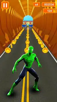 Subway Spider- Amazing Runner 2018 Screen Shot 3