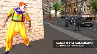 Scary Clown Attack Simulator 3D - Crime City 2018 Screen Shot 3