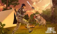 Gun Shot 3D: Jungle Wild Animal Juegos de caza Screen Shot 2