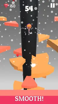 Tower Crash: Spiral Ball Jump Game 2019 Screen Shot 7