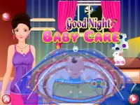 Goodnight Baby Care Games Screen Shot 0