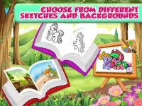 Little Pony Kids Coloring Book Screen Shot 2