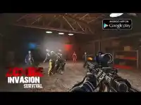 US Police Zombie Shooter Frontline Invasion FPS Screen Shot 1